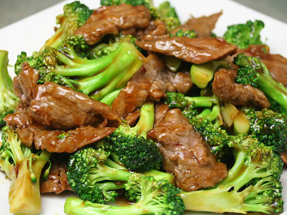 Beef-broccoli at New Ho Won，a Chinese Restaurant in Dumont