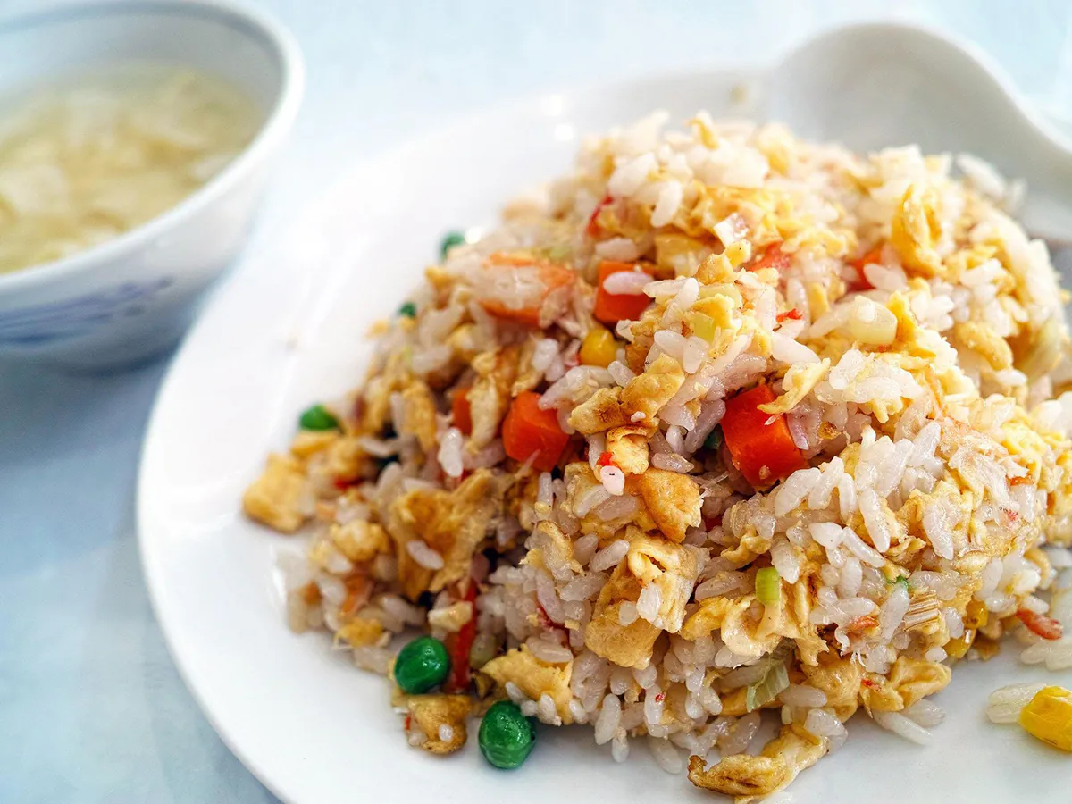 Fried-Rice at New Ho Won，a Chinese Restaurant in Dumont